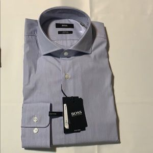 Men’s Hugo Boss Dress Shirt NWT 15.5 34/35 Blue !